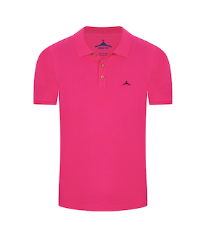 Camiseta Tipo Polo Pink Wood