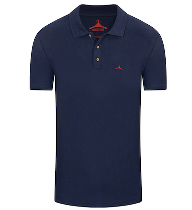 Camiseta Tipo Polo Navy Wood